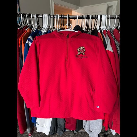 Champion Maryland Terrapins 1/4 Zip Pullover - Picture 1 of 2